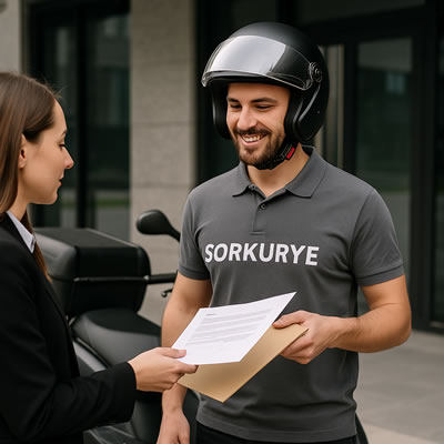 Evrak Teslim Moto Kurye